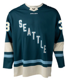 Seattle Adult Bauer Replica Home Green PWHL Hockey Jersey - Cayla Barnes