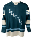 Seattle Adult Bauer Replica Home Green PWHL Hockey Jersey - Hilary Knight