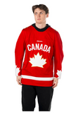Men's 2026 Team Canada Bauer IIHF Red Replica Hockey Jersey - Blank