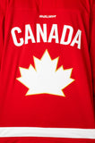 Youth 2026 Team Canada Bauer IIHF Red Replica Hockey Jersey - Blank