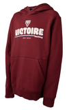 Youth Montreal Victoire PWHL Bauer Unisex Maroon Core Ultimate Pullover Hoodie