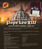 2025 Dynamic Forces Pope Leo XIV Collector's Trading Card Set Hobby Box 24 Packs per Box, 10 Cards per Pack