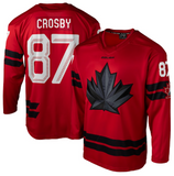 Men's 2026 Team Canada Bauer Olympics Red Replica Hockey Jersey - Sidney Crosby - Bleacher Bum Collectibles