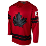 Men's 2026 Team Canada Bauer Olympics Red Replica Hockey Jersey - Sidney Crosby - Bleacher Bum Collectibles