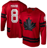 Men's 2026 Team Canada Bauer Olympics Red Replica Hockey Jersey - Cale Makar - Bleacher Bum Collectibles