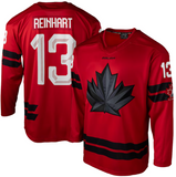 Men's 2026 Team Canada Bauer Olympics Red Replica Hockey Jersey - Sam Reinhart - Bleacher Bum Collectibles
