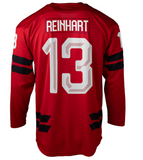Men's 2026 Team Canada Bauer Olympics Red Replica Hockey Jersey - Sam Reinhart - Bleacher Bum Collectibles