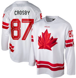 Men's 2026 Team Canada Bauer Olympics White Replica Hockey Jersey - Sidney Crosby - Bleacher Bum Collectibles