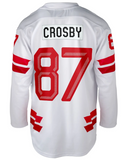 Men's 2026 Team Canada Bauer Olympics White Replica Hockey Jersey - Sidney Crosby - Bleacher Bum Collectibles