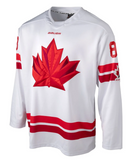 Men's 2026 Team Canada Bauer Olympics White Replica Hockey Jersey - Cale Makar - Bleacher Bum Collectibles