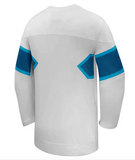 Men's Finland Hockey Blank Nike White 2026 Home Olympics Replica Jersey - Bleacher Bum Collectibles