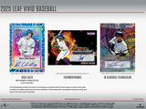 2025 Leaf Vivid Baseball Hobby Box 9 Cards Per Box - Factory Sealed