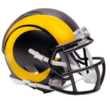 Los Angeles Rams Riddell 2025 Rivalries On Field Replica Alternate Speed Mini Helmet NFL Football