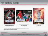 2025 Leaf Metal Baseball Hobby Box 7 Cards per Box