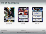 2025 Leaf Metal Baseball Hobby Box 7 Cards per Box