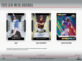 2025 Leaf Metal Baseball Jumbo Box 14 Cards per Box