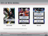 2025 Leaf Metal Baseball Jumbo Box 14 Cards per Box