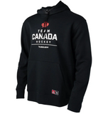 Men's Bauer Hockey Canada Stacked 2026 Olympics Pullover Hoodie - Black - Bleacher Bum Collectibles
