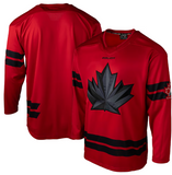 Men's 2026 Team Canada Bauer Olympics Red Semi-Pro Hockey Jersey - Blank