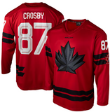 Men's 2026 Team Canada Bauer Olympics Red Semi-Pro Hockey Jersey - Sidney Crosby