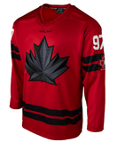 Men's 2026 Team Canada Bauer Olympics Red Semi-Pro Hockey Jersey - Connor McDavid