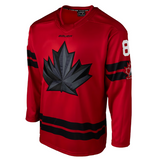 Men's 2026 Team Canada Bauer Olympics Red Semi-Pro Hockey Jersey -Cale Makar
