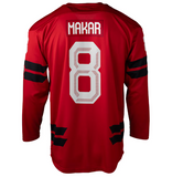 Men's 2026 Team Canada Bauer Olympics Red Semi-Pro Hockey Jersey -Cale Makar