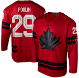 Men's 2026 Team Canada Bauer Olympics Red Semi-Pro Hockey Jersey - Marie-Philip Poulin