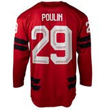 Men's 2026 Team Canada Bauer Olympics Red Semi-Pro Hockey Jersey - Marie-Philip Poulin