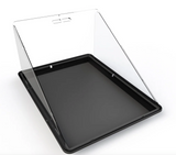 Zion Case - Vertical Display Case with Risers No Lock Included - Pack of 3