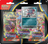 Pokemon Mega Evolution: Phantasmal Flames 3-Pack Blister 3 Packs per Blister , 10 Cards Per Pack - At Random
