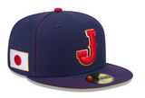 Men's New Era Navy Japan Baseball 2026 World Baseball Classic 59FIFTY Fitted Hat