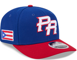 Men's New Era Red Puerto Rico Baseball 2026 World Baseball Classic 9SEVENTY Adjustable Hat