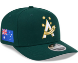 Men's New Era Dark Green Team Australia Baseball 2026 World Baseball Classic 9SEVENTY Adjustable Hat