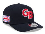 Men's New Era Black Team Great Britain Baseball 2026 World Baseball Classic 9SEVENTY Adjustable Hat