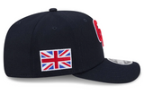 Men's New Era Black Team Great Britain Baseball 2026 World Baseball Classic 9SEVENTY Adjustable Hat