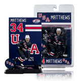McFarlane's SportsPick Auston Matthews Hockey Team USA 7" Action Posed Figure
