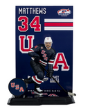 McFarlane's SportsPick Auston Matthews Hockey Team USA 7" Action Posed Figure