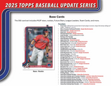 2025 Topps Update Series Baseball Jumbo Value Pack 36 Cards Per Pack