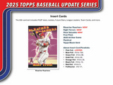 2025 Topps Update Series Baseball Jumbo Value Pack 36 Cards Per Pack