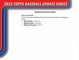 2025 Topps Update Series Baseball Jumbo Value Pack 36 Cards Per Pack
