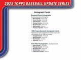 2025 Topps Update Series Baseball Jumbo Value Pack 36 Cards Per Pack
