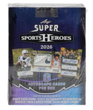 2026 Leaf Metal Super Sports Heroes Hobby Box 6 Cards Per Box