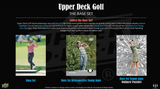 2026 Upper Deck Golf Tin 8 Packs per Tin, 12 Cards per Pack