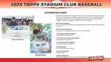 2025 Topps Stadium Club Baseball Mega Box 18 Packs Per Box, 8 Cards Per Pack