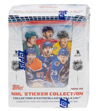 2025/26 Topps NHL Hockey Sticker Collection 50-Pack Box 50 Packs Per Box, 5 Stickers Per Pack