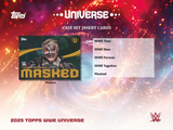 2025 Topps WWE Universe Wrestling Blaster Box 6 Packs Per Box, 6 Cards Per Pack