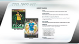 2025/26 Topps UEFA Club Competitions Soccer Blaster Box 7 Packs Per Box, 8 Cards Per Pack