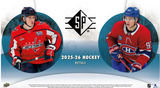 2025/26 Upper Deck SP Hockey Blaster Box 8 Packs Per Box, 5 Cards Per Pack
