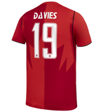 Youth Nike Alphonso Davies Red Canada Soccer 2026 Home Stadium Replica Jersey